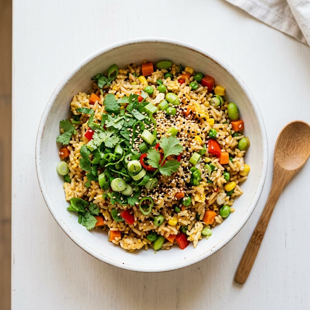 A beautifully prepared healthy meal bowl